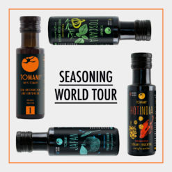 TOMAMI Seasoning World Tour contains TOMAMI #1 + Toscana + Hot India + Japan